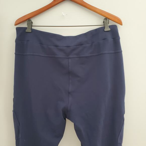 Jockey Women's Navy Blue Athleisure Pull On Jogger Pants Size 1X - Picture 4 of 9